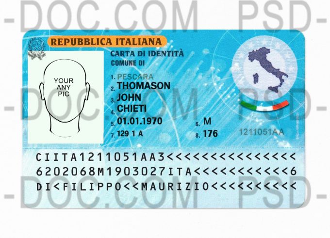 Id Card Front Back