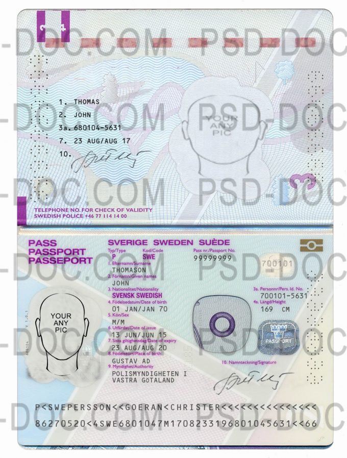 Passport Sweden