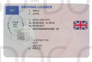 Uk Driver License Front Back