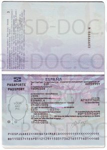 Passport Spain