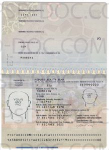 Passport Italy
