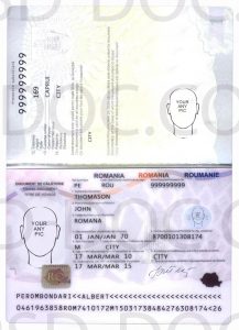 Passport Romania