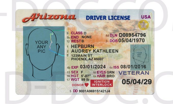 Arizona Dl front
