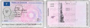 Driver License PSD