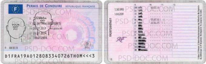 France Driver License