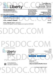 Utility Bill Usa Liberty Water