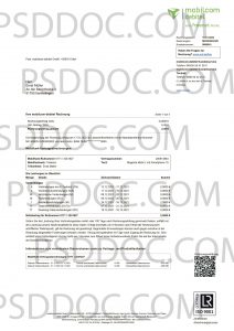 Utility Bill Germany Mobilcom Debitel Mobile