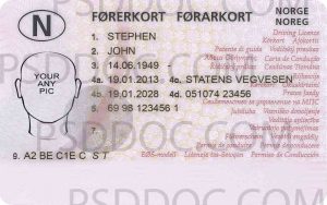 Norway Driver License